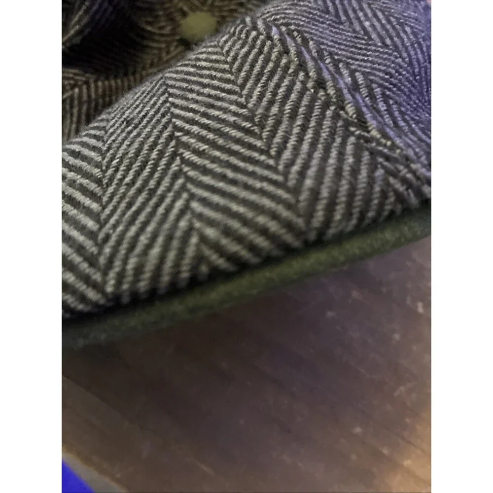 Boston Scally Co Hat Newsboy Scally Mens Small Herringbone Plaid Galway Tweed